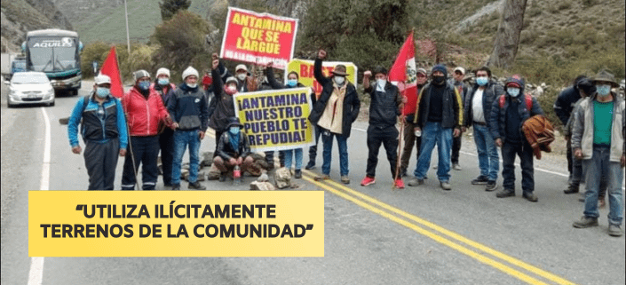 Áncash: Comunidad de Aquia inició paro indefinido frente a vulneración de derechos de Antamina