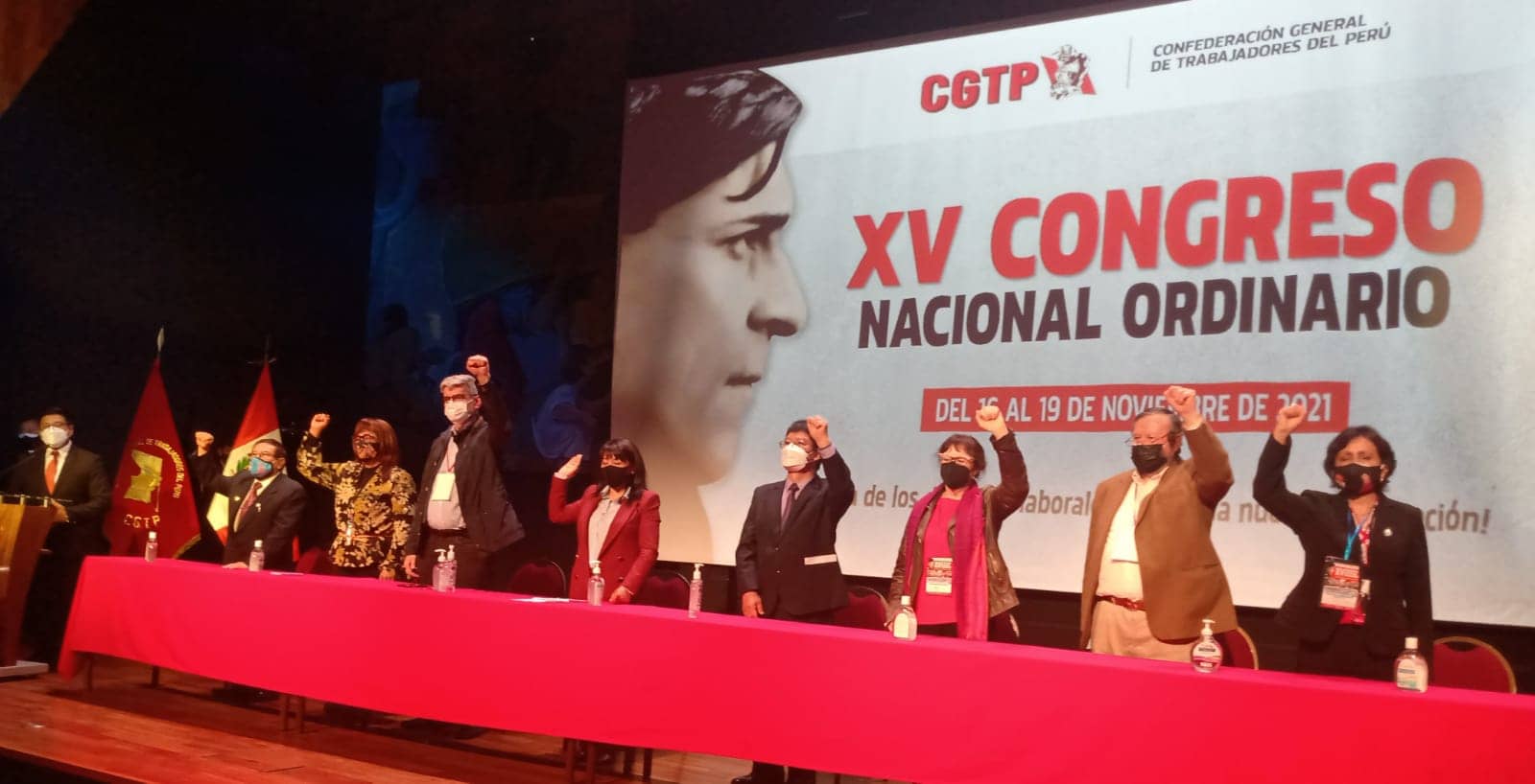 Se llevó a cabo XV Congreso Nacional de la CGTP
