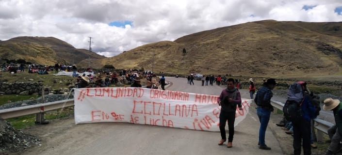 Comunidades de Chumbivilcas continúan con protestas a la espera de mejora de propuesta de Minera Las Bambas