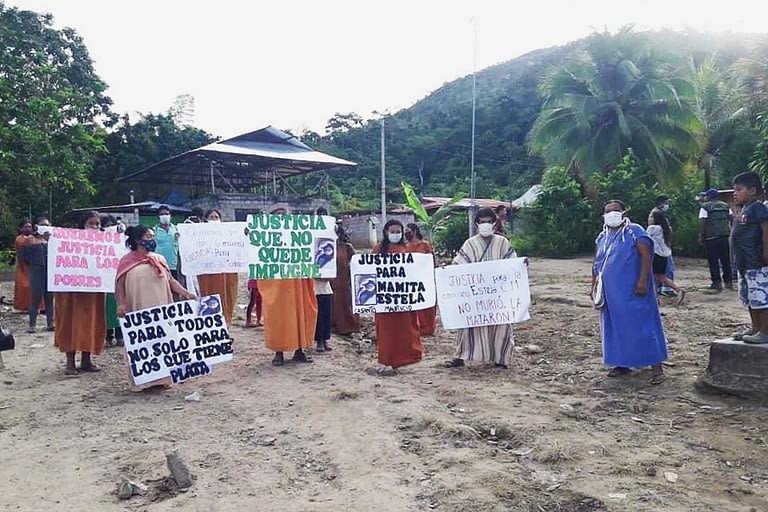 Comunidad Shankivironi y organizaciones indígenas piden justicia. Foto: ONAMIAP
