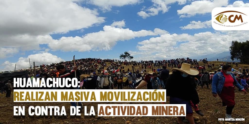 La Libertad: campesinos realizan masiva movilización en contra de la actividad minera en Huamachuco